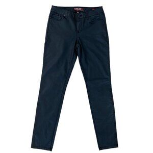 Makers of True Originals jeans black coated shinny super skinny medium rise 28